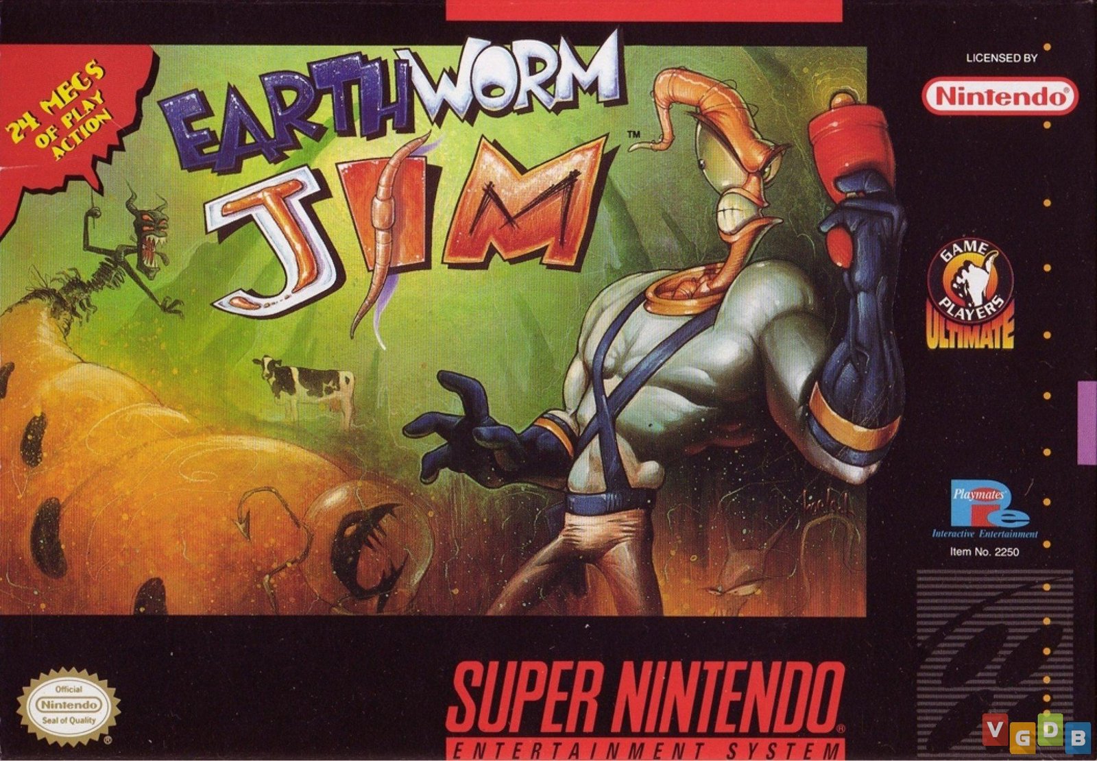 Capa de Earth Worm Jim